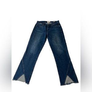 Frame kingsway Denim Le High Straight with Fray Hem Sz 29